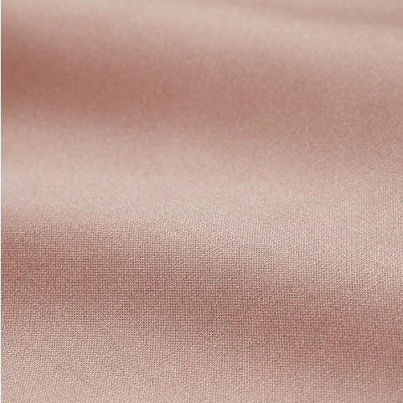 Light pink satin blouse XL open back front detailing - Picture 6 of 8